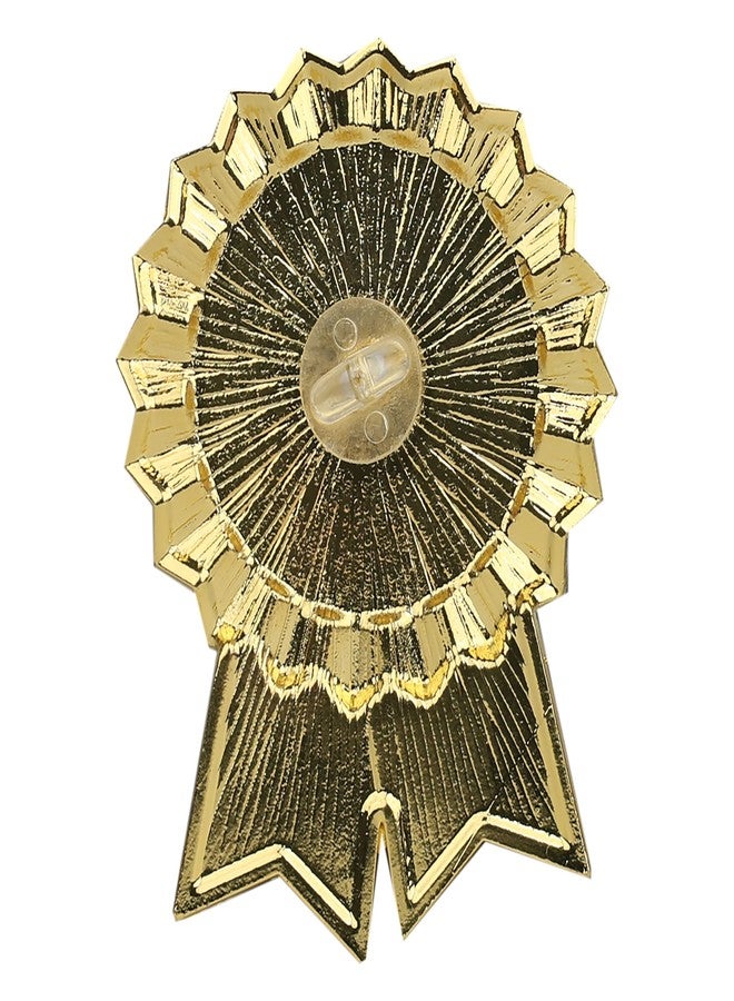 Talking Tables Happy Birthday Metal Birthday Badge Gold White Enamel Rosette Reusable Wearable Accessory for Girls Women Teens Perfect for 16th 18th 21st Celebrations 1.77 Inches - Image 5